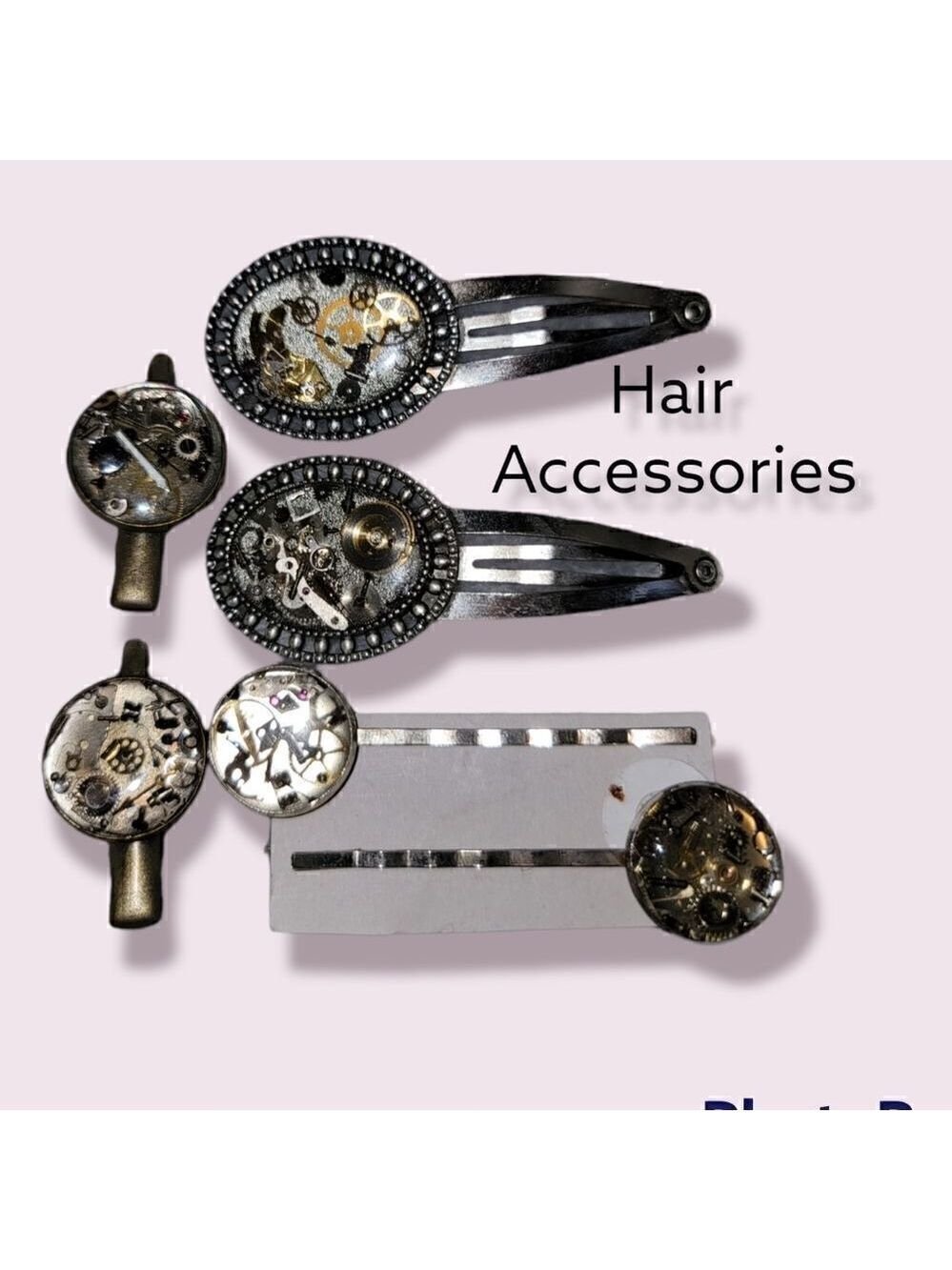 Bobby Pins Hair Clips Vintage Watch Parts #HO01